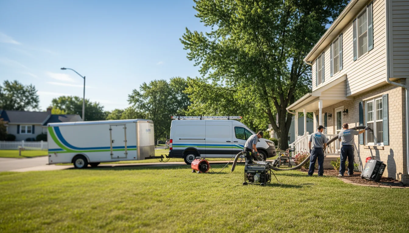 Flooded Basement Restoration And Cleanup With Repair in Carrollton, MI near me